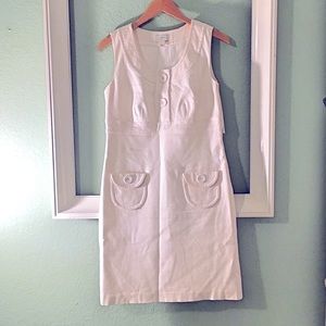 Ann Taylor Creamy White Loft Dress